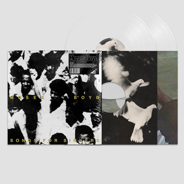 White Vinyl Etched D Side - 2 x 12"