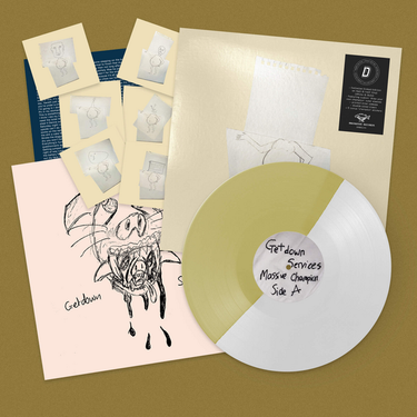Dinked #415 - Half & half white & gold vinyl