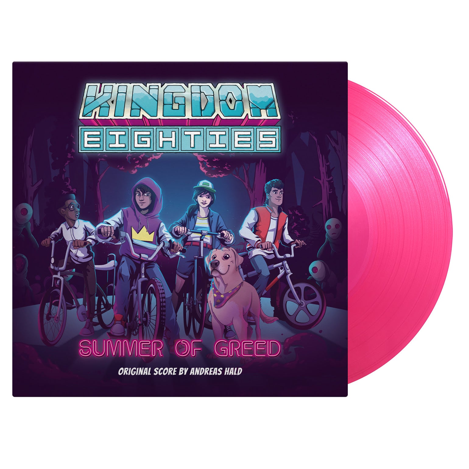ANDREAS HALD - Kingdom Eighties - Summer of Greed (Original Game Score) - 2LP - Translucent Magenta Vinyl