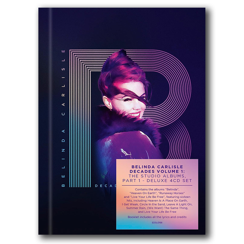 BELINDA CARLISLE - Decades Volume 1: The Studio Albums Part 1 - Deluxe 4CD Set Media Book [SEP 1]