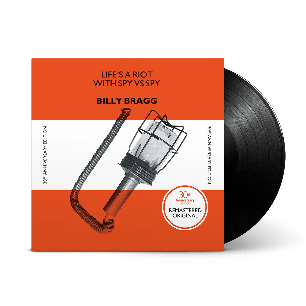 BILLY BRAGG - Life's A Riot With Spy vs Spy (30th Anniversary Remastered Edition) [Repress] - LP - 180g Black Vinyl