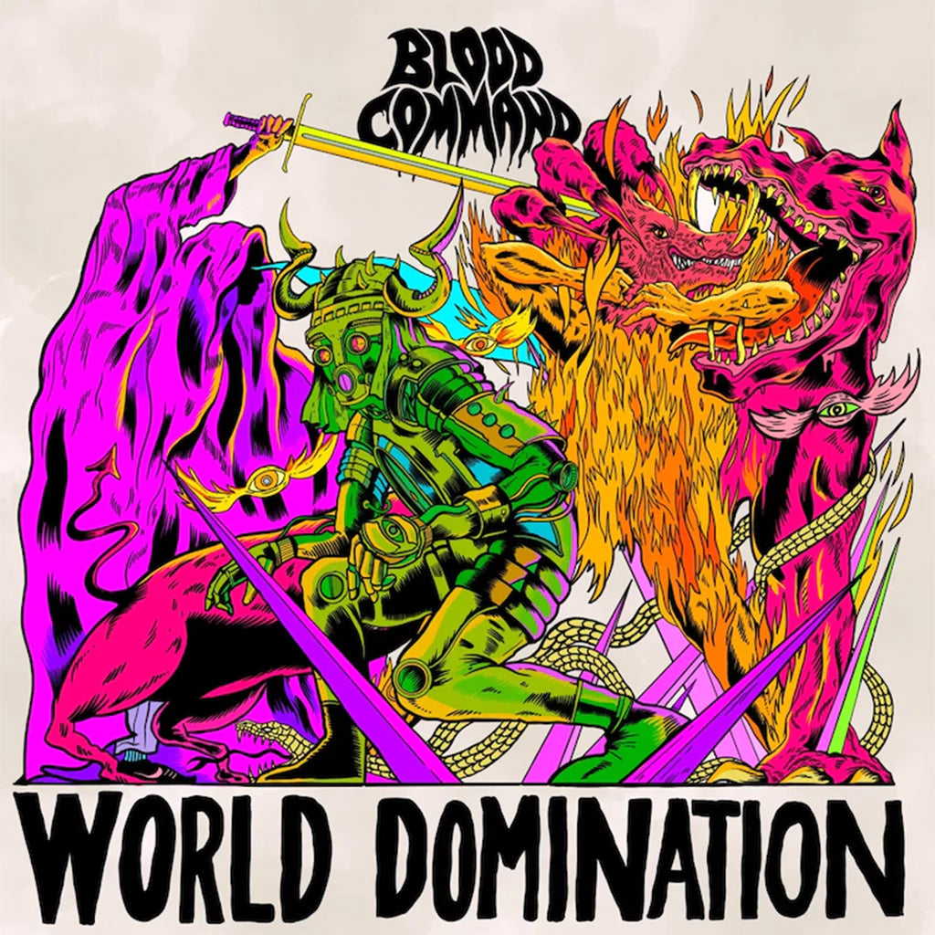 BLOOD COMMAND - World Domination - LP - Neon Violet Vinyl