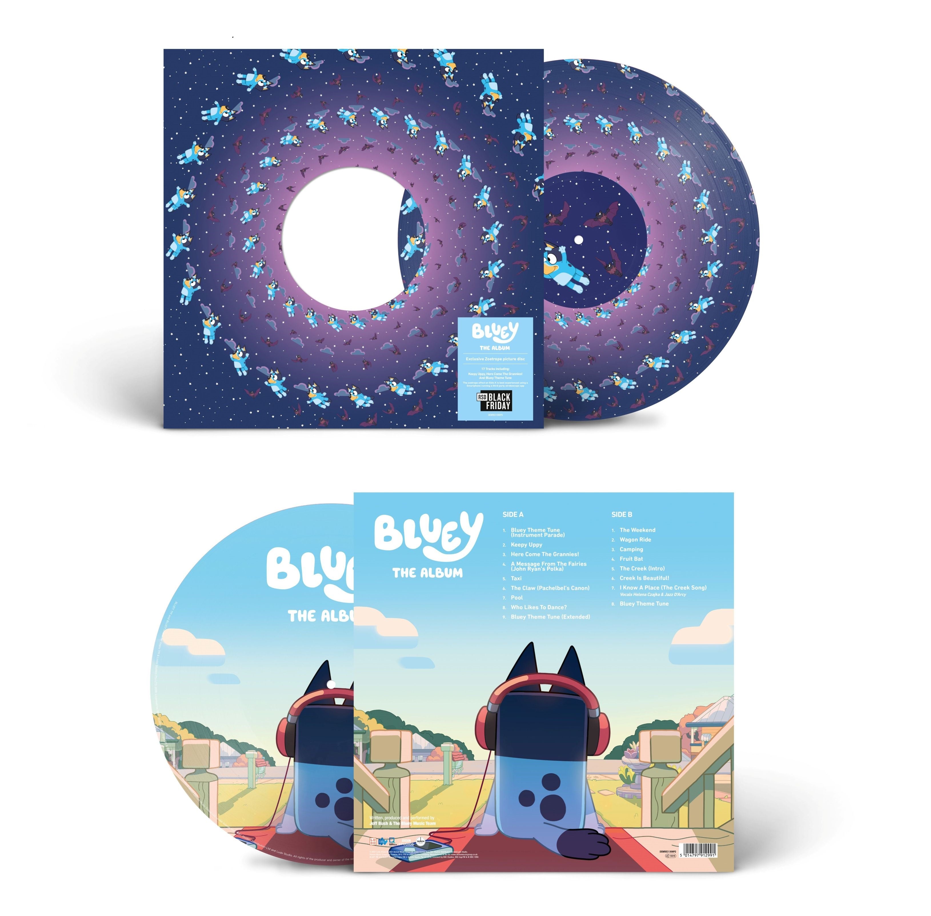 Bluey Bluey The Album 1LP Zoetrope Edition [RSD Black Friday