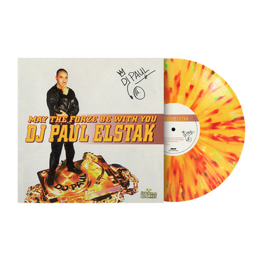 Translucent Yellow, Green & Red Splattered Vinyl