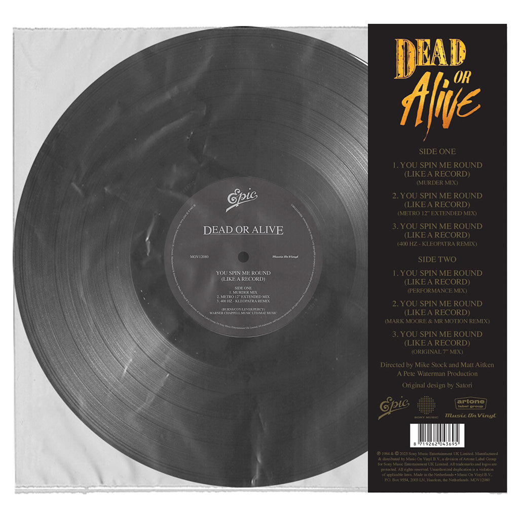 DEAD OR ALIVE - You Spin Me Round (Like A Record) [Reissue] - 12