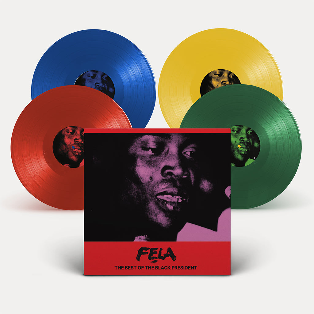 FELA KUTI - The Best Of The Black President - 4LP - Red / Green