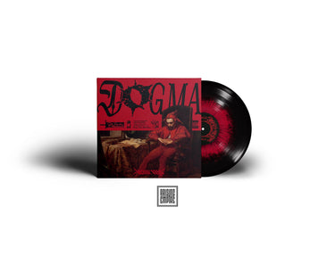 Black w/ Red Splattered Vinyl LP