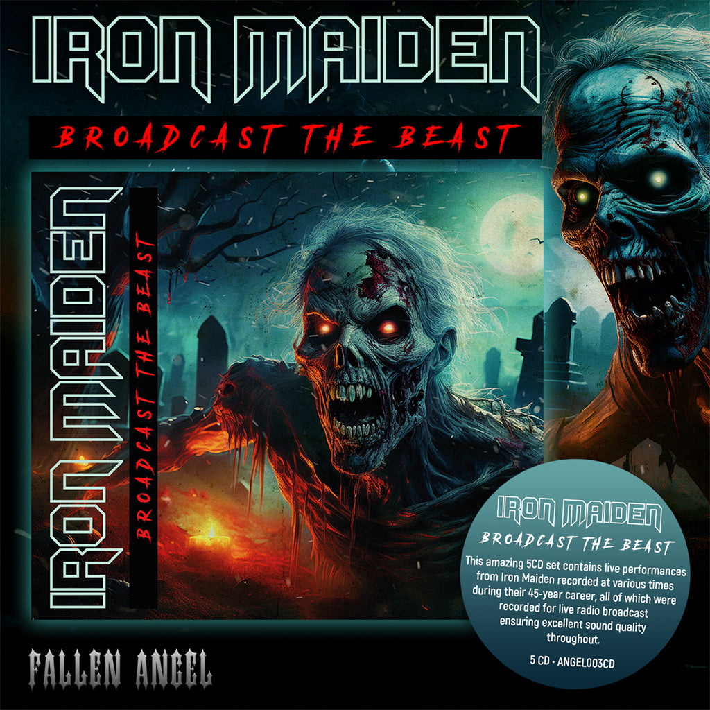 IRON MAIDEN - Broadcast The Beast - 5CD Box Set – Spindizzy Dublin