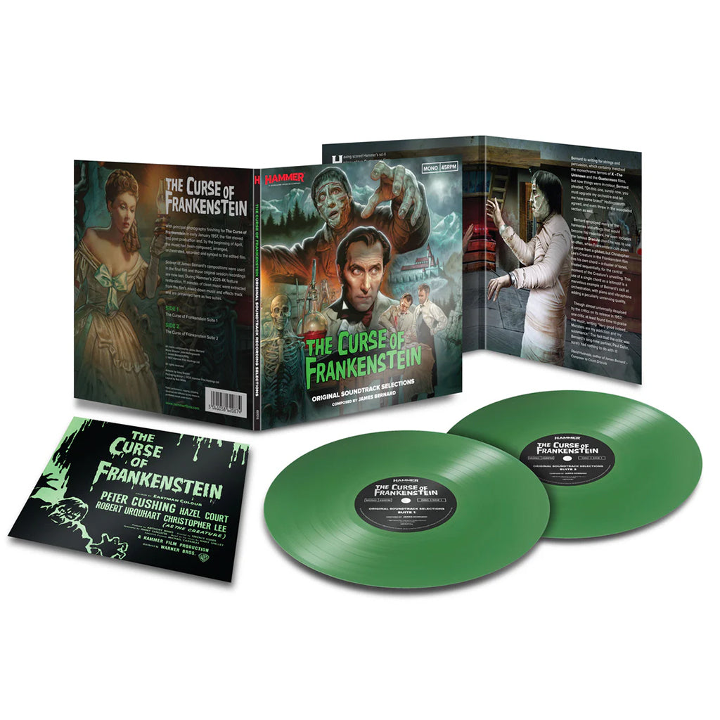 SCREWD 『HALL THE NEW DAWN』LP オリジナル盤 JAMES BERNARD - The Curse Of Frankenstein (Original Soundtrack