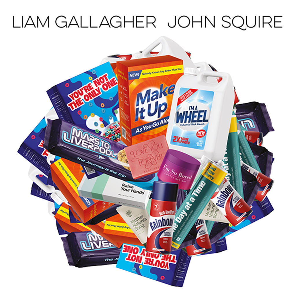LIAM GALLAGHER & JOHN SQUIRE - Liam Gallagher & John Squire (with Poster insert) - LP - White Vinyl