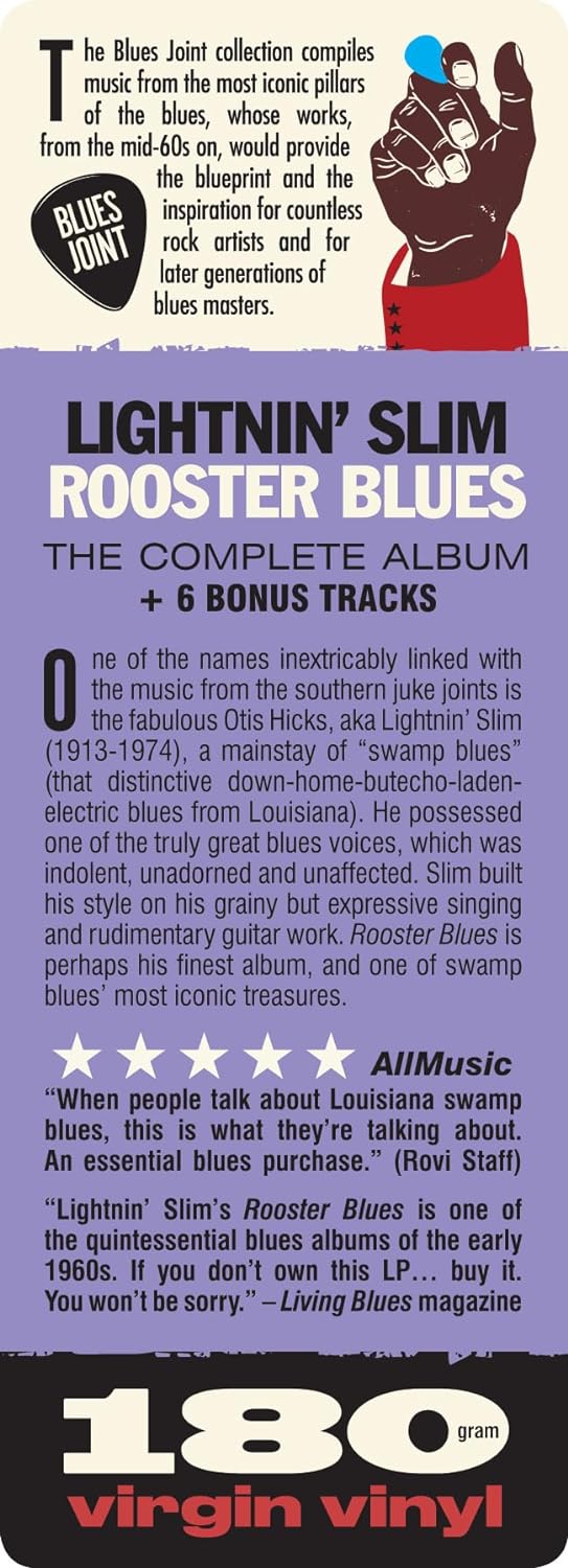 LIGHTNIN' SLIM - Rooster Blues (2024 Reissue with 6 Bonus Tracks) - LP - 180g Vinyl [JUN 7]