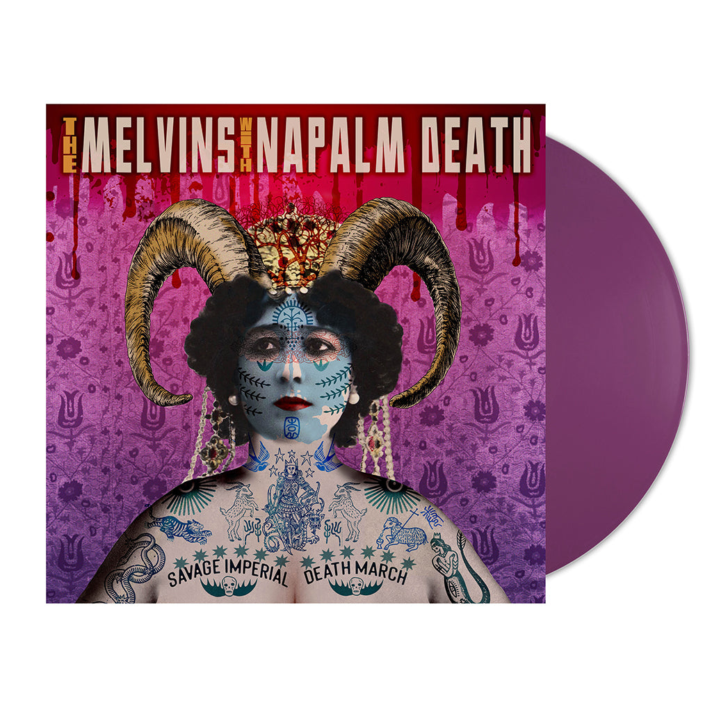 THE MELVINS WITH NAPALM DEATH - Savage Imperial Death March - LP