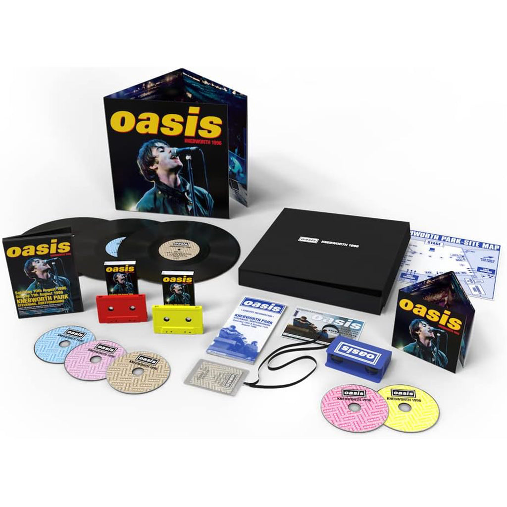 OASIS - Knebworth 1996 - 3LP / 2 x Cassette / 2 x CD / 3 x DVD