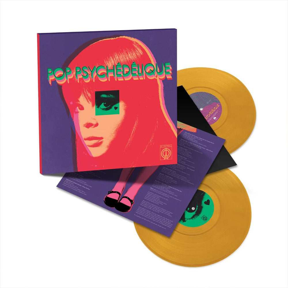 VARIOUS - Pop Psychedelique (The Best of French Psychedelic Pop 1964-2019) [Repress] - 2LP - Jasmine Yellow Vinyl [JUN 14]