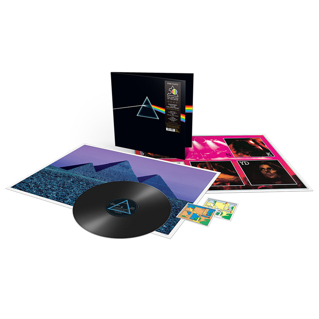 Pink Floyd – The Dark Side Of The Moon (Vinilo, 50th Anniversary,  Remastered, Posters + Stickers)
