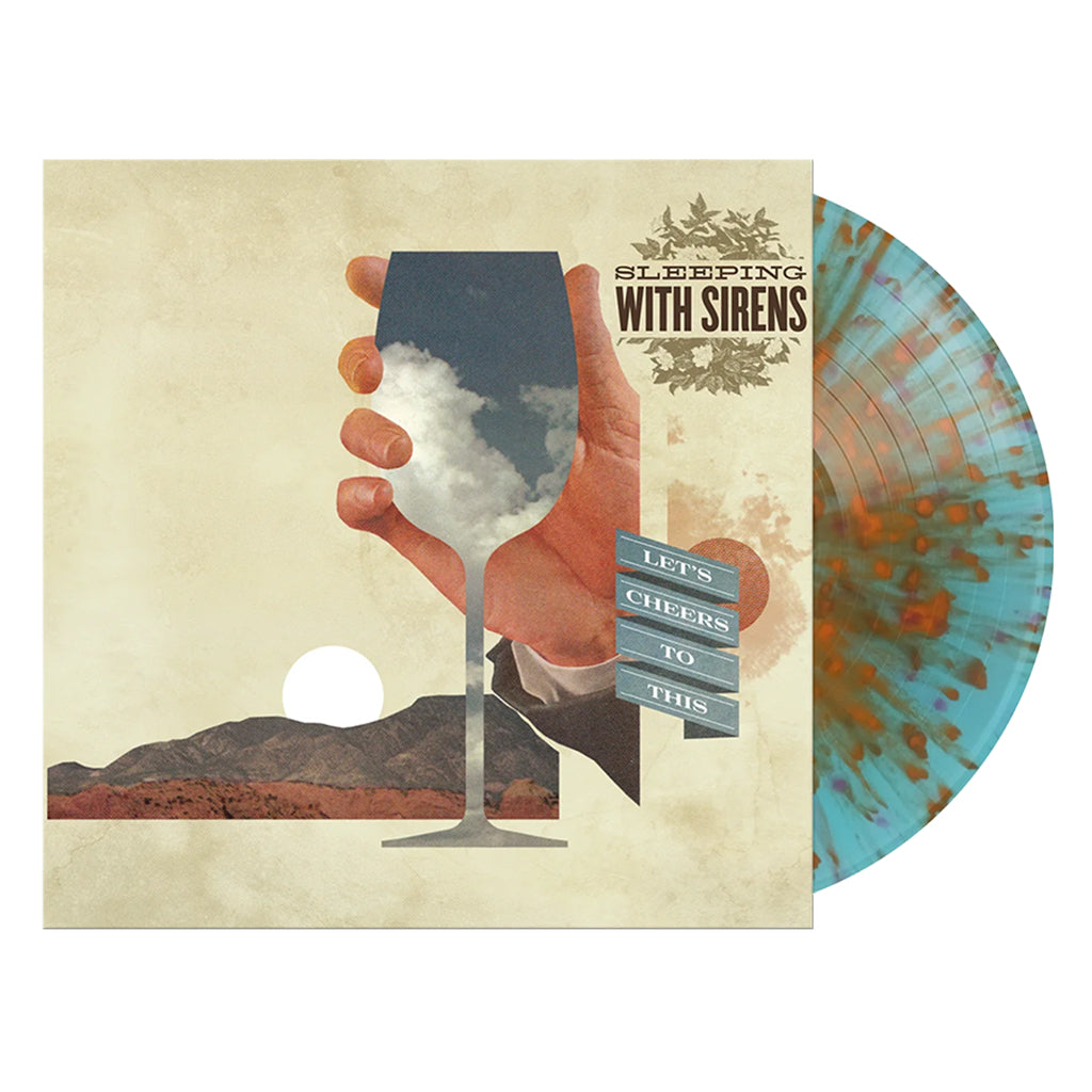 SLEEPING WITH SIRENS - Let's Cheers To This (Reissue) LP - Blue w