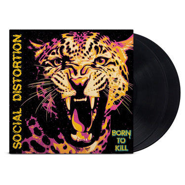 SOCIAL DISTORTION - Born To Kill - 2LP (w/ Etching + Poster) - Pink & Yellow Vinyl