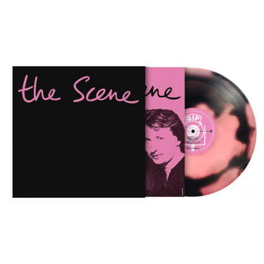 140g Tie & Dye' Pink & Black Swirled Vinyl LP