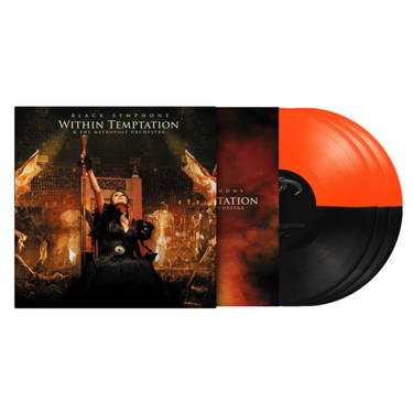 Half Orange & Half Black Coloured Vinyl 3LP