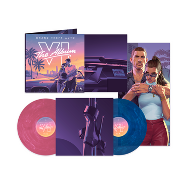 Indie Exclusive Marble Pink & Blue Double Vinyl + 12x24 Poster