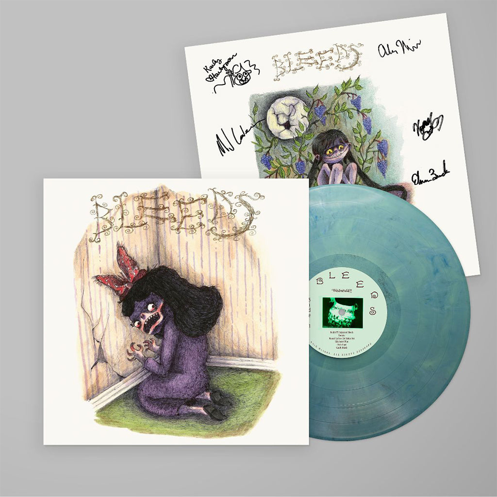 WEDNESDAY - Bleeds (with SIGNED Print) - LP - Eco-Mix Random