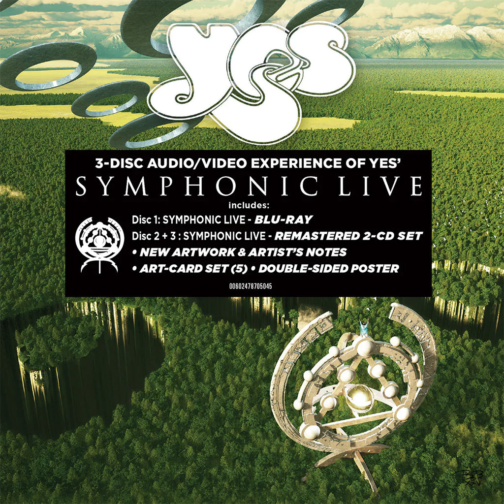 YES - Symphonic Live (Reissue w/ fold-out Poster & 5 x Art Cards