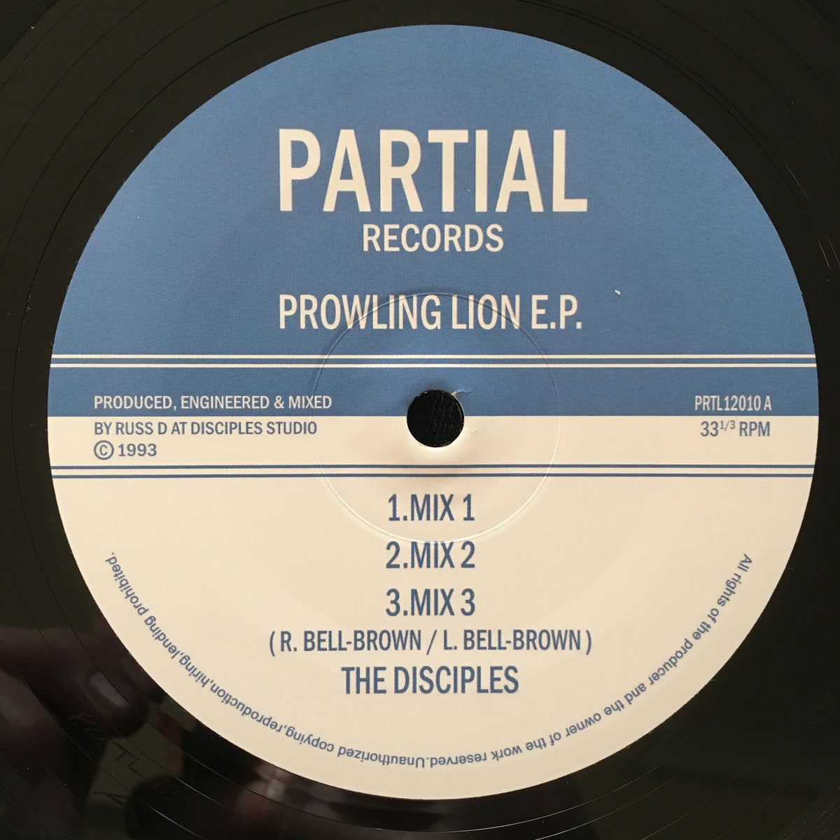 THE DISCIPLES - Prowling Lion - 12" - Vinyl