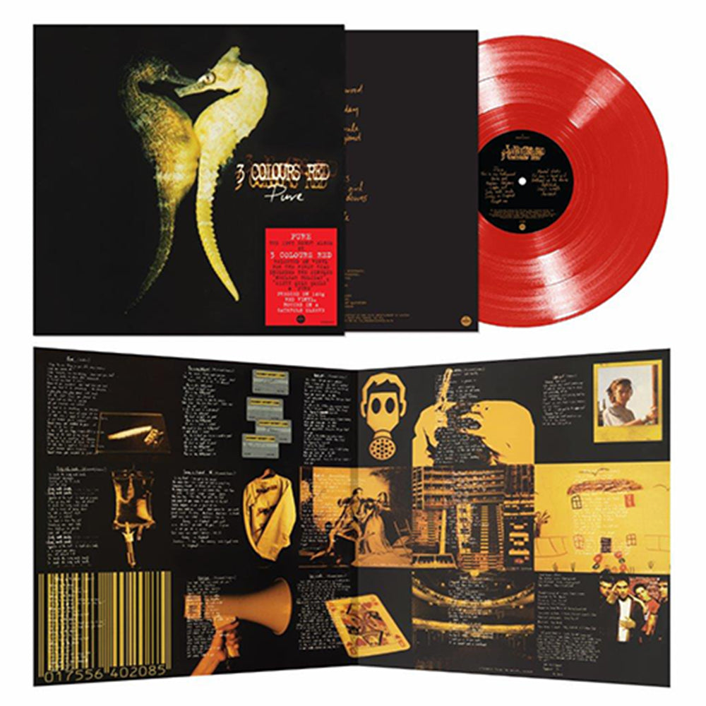 3 COLOURS RED - Pure (2022 Reissue) - LP - Red Vinyl