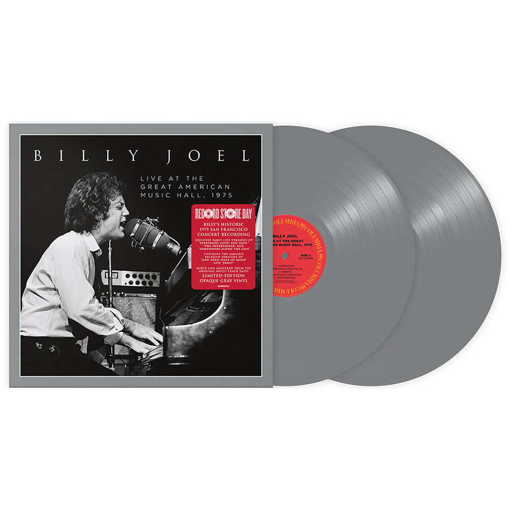 BILLY JOEL - Live at the Great American Music Hall, 1975 - 2LP - Opaque Grey Vinyl [RSD23]