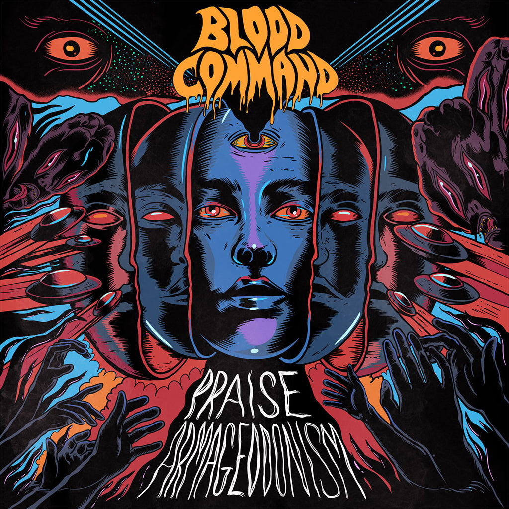 BLOOD COMMAND - Praise Armageddonism - LP - Transparent Magenta Vinyl