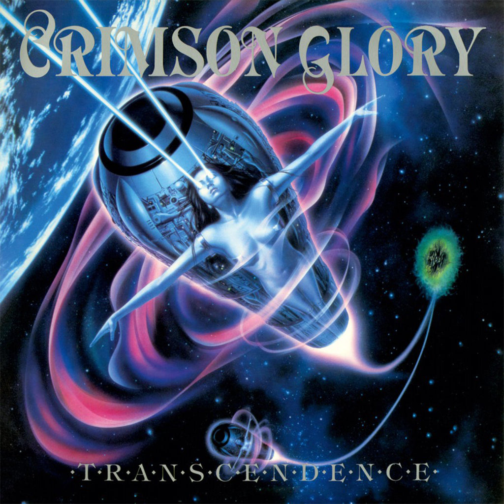CRIMSON GLORY - Transcendence (2023 Reissue) - LP - 180g Cool Blue Coloured Vinyl