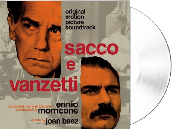 ENNIO MORRICONE (FEAT JOAN BAEZ - Sacco e Vanzetti OST - 1 LP - Clear Vinyl  [RSD 2024]