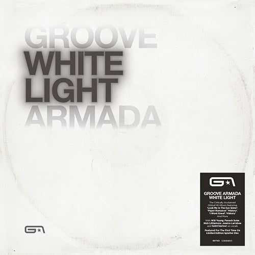 GROOVE ARMADA White Light 1 LP Black and White Splatter Vinyl R