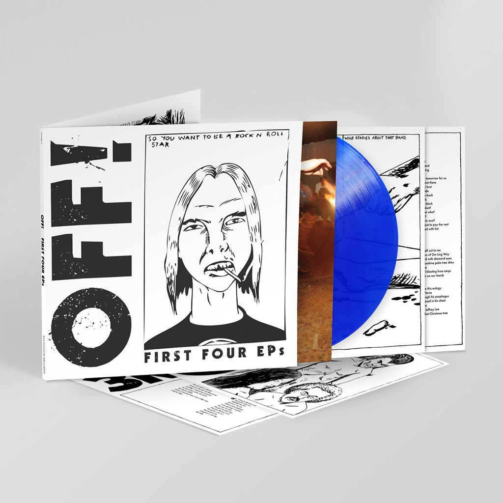 OFF! - First Four EPs (2023 Reissue) - LP - Gatefold Transparent Blue Vinyl
