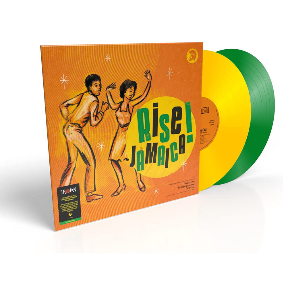 VARIOUS - Rise Jamaica: Jamaican Independence Special - 2LP - Gatefold Green / Yellow Vinyl