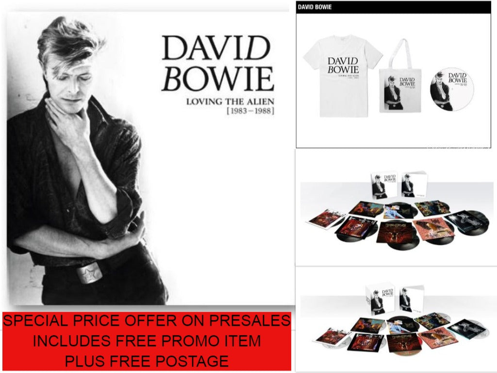 DAVID BOWIE -Loving The Alien - 11 CD Box Set & 15 LP Box Set - Released Friday, October 12th 2018