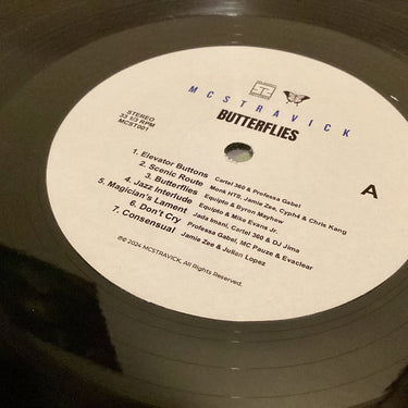MCSTRAVICK - BUTTERFLIES - LP - Vinyl