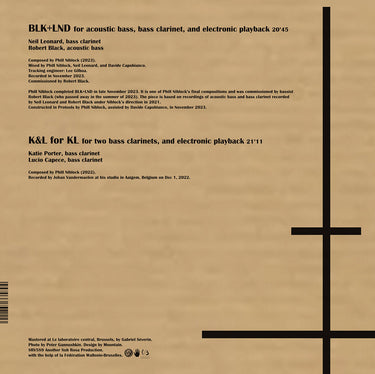 Phill Niblock - BLK+LND / K&L for KL