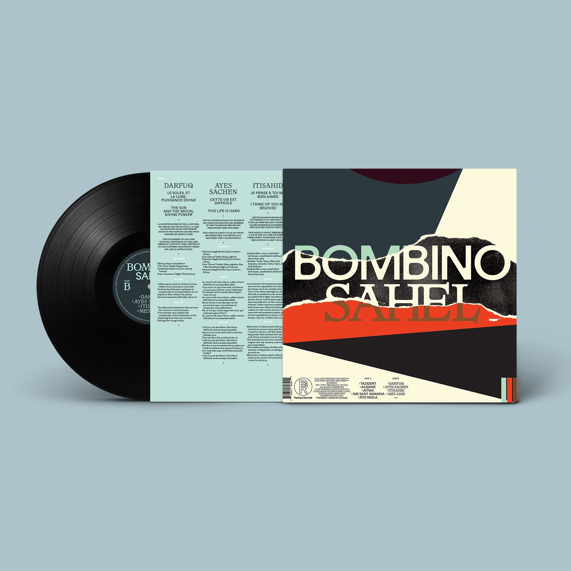 BOMBINO - Sahel - LP - Black Vinyl [SEP 15]