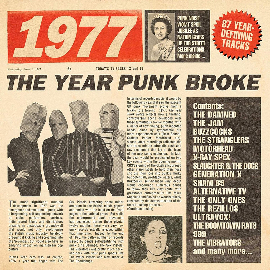 VARIOUS - 1977 - The Year Punk Broke - 3CD Clamshell Box Set [MAY 10]