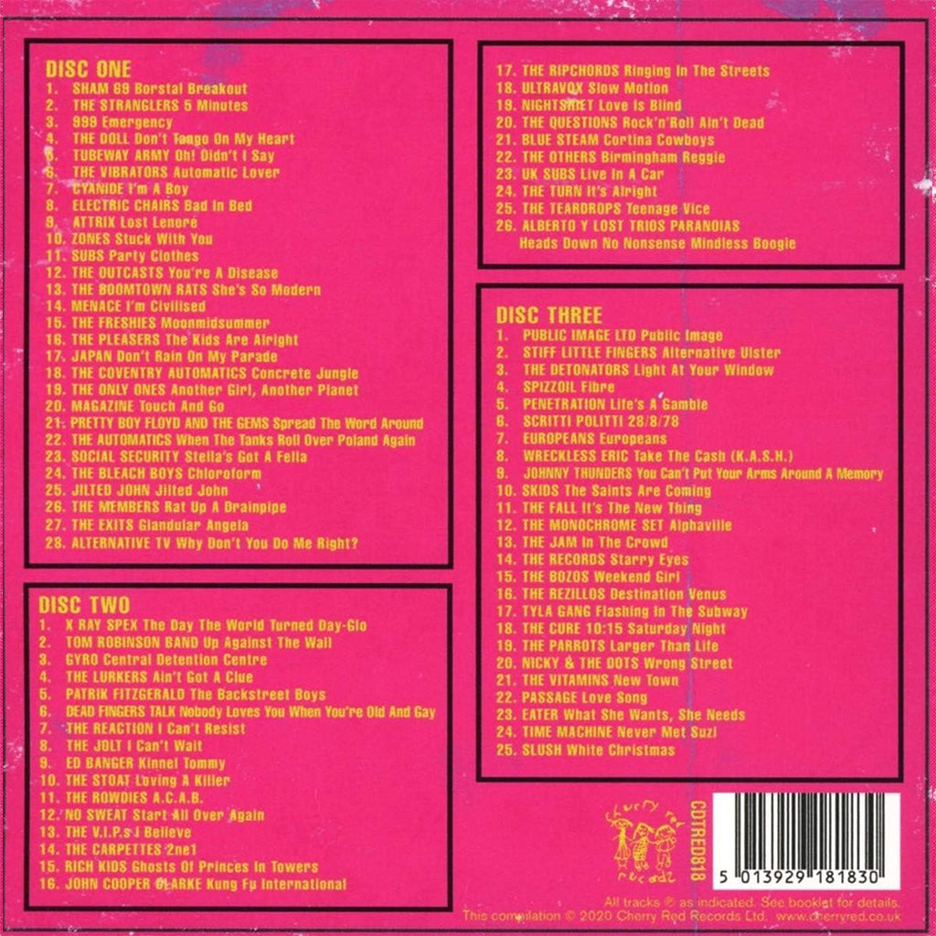 VARIOUS - 1978 - The Year The UK Turned Day-Glo (Repress) - 3CD Set [AUG 2]