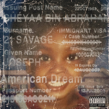 21 SAVAGE - American Dream - 2LP - Black Vinyl