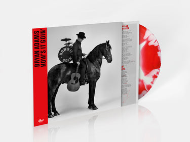 Red & White Sunburst Vinyl