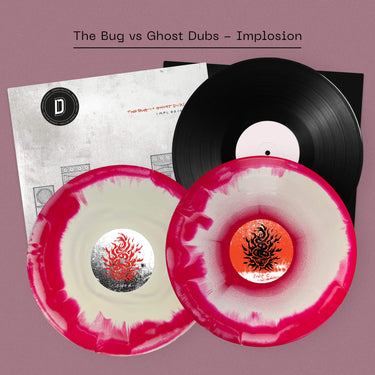 THE BUG Vs GHOST DUBS - Implosion - 2LP + Bonus 12'' - Vinyl - Dinked Edition #369 (2nd press) [FEB 20]