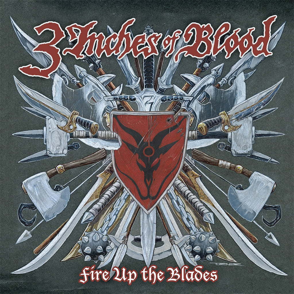 3 INCHES OF BLOOD - Fire Up the Blades (Expanded Edition) - 2LP- Crimson Fire Vinyl [AUG 16]