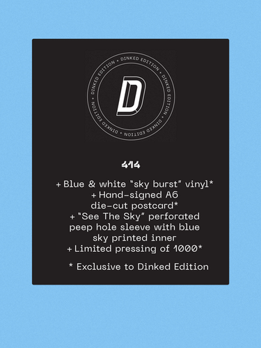 Dinked Edition #414 - Blue & White "Sky Burst" Vinyl