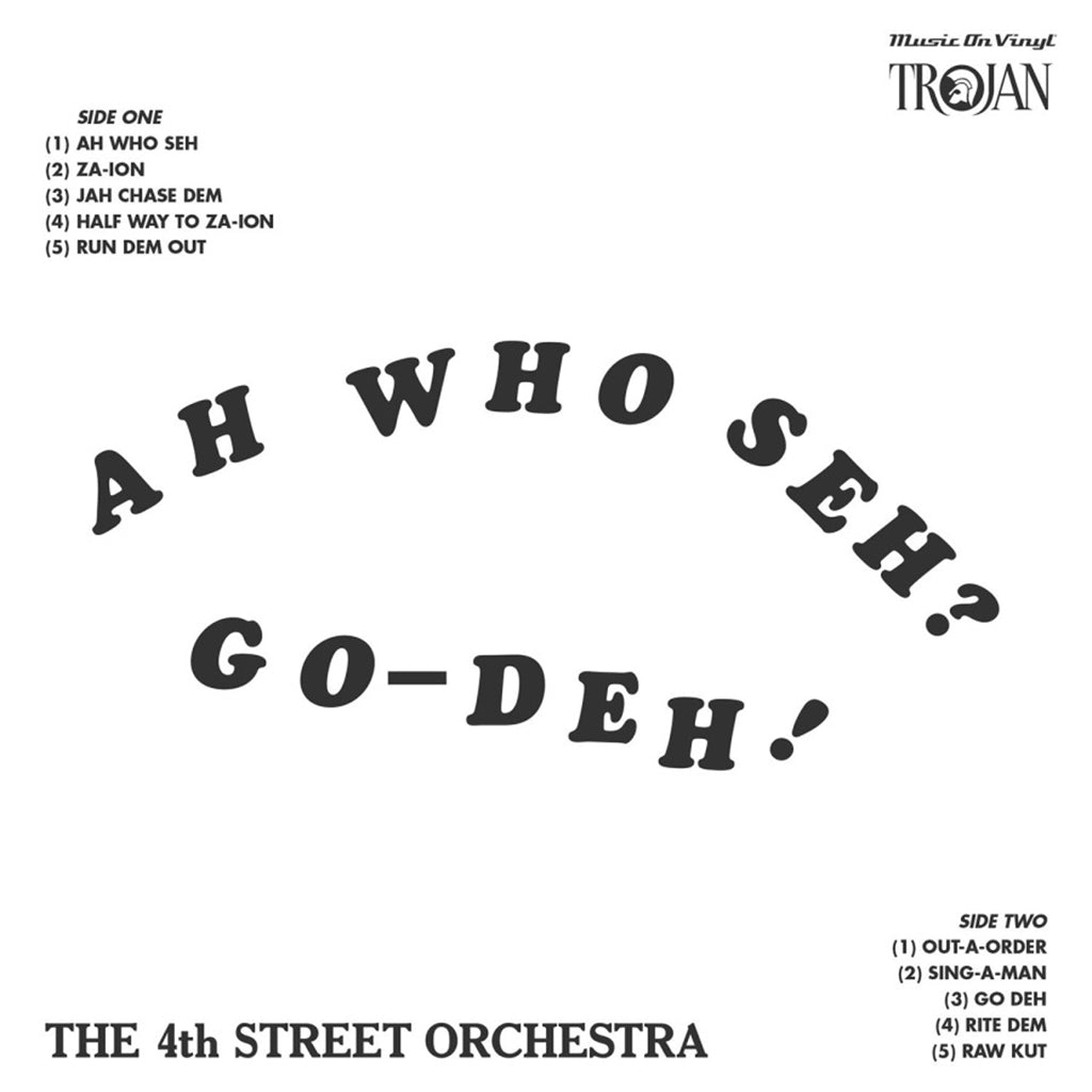 THE 4TH STREET ORCHESTRA - Ah Who Seh? Go-Deh! (2023 Reissue) - LP - 180g Orange Vinyl