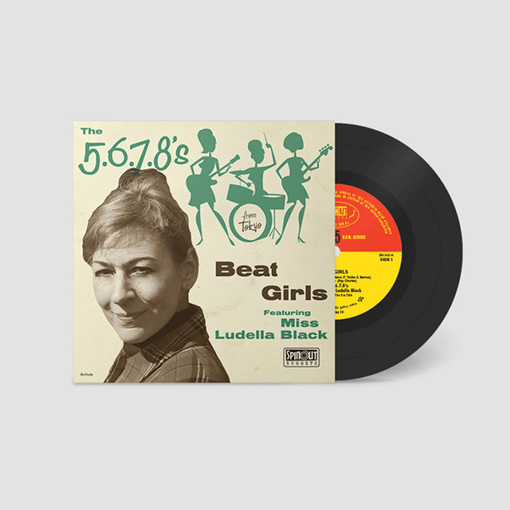 THE 5.6.7.8'S - Beat Girls (feat. Miss Ludella Black) - 7'' EP - Vinyl [OCT 17]