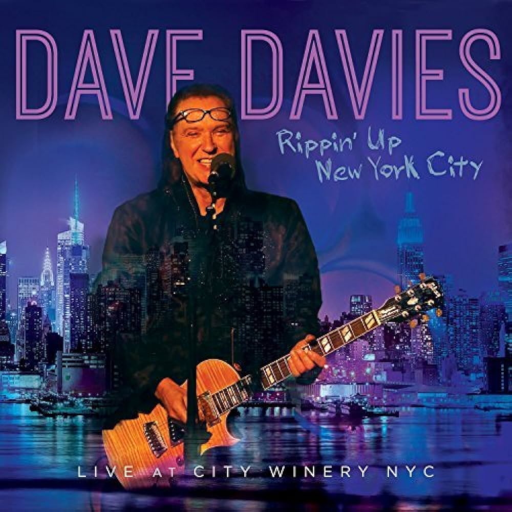 DAVE DAVIES - Rippin' up New York City: Live at City Winery NYC - 2LP - Blue Vinyl [OCT 6]