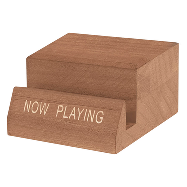 VINYL TONIC - 'Now Playing’ Wooden Record Stand